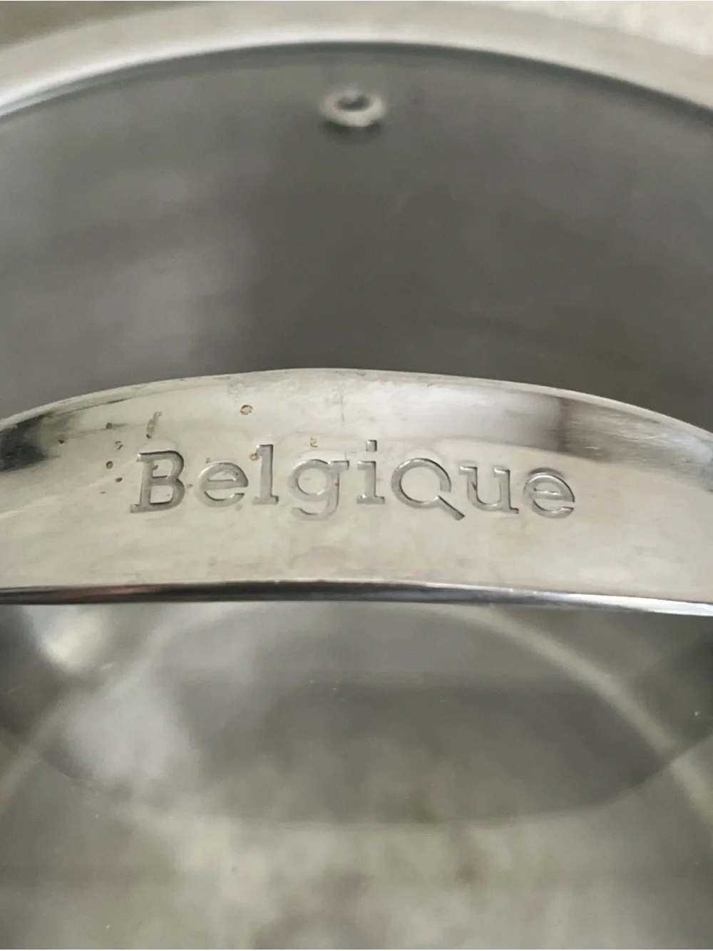 Stainless Steel Stock Pot with Glass Lid - Polished Silver